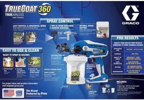 img 3 attached to Graco TrueCoat 360 Blue/White Paint Sprayer