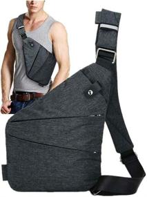 img 2 attached to 🎒 Resistant Daypack: Crossbody Shoulder Backpack