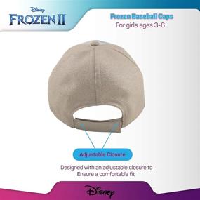 img 2 attached to 🧢 Disney Elsa & Anna Frozen Girls Cotton Baseball Cap (Toddler/Little Girls) - Enhanced for SEO