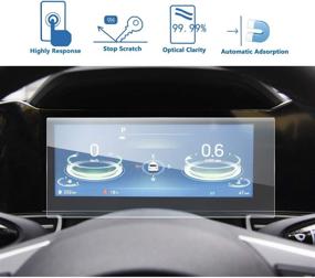 img 3 attached to LFOTPP Car Navigation Screen Protector For 2021 H*Ynudai Elantra Tempered Glass 9H Hardness Car Infotainment Stereo Display Center Touchscreen Protective Film (Instrument Panel Protector)