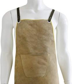 img 2 attached to 🔥 Premium Quality OLSON DEEPAK Leather Welding Apron: Ultimate Protection for Welders