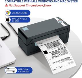 img 3 attached to 📦 Streamline Your Shipping Process with Compatible Shipping Label Printer Packages