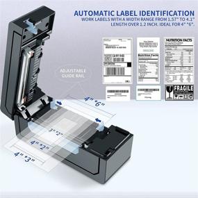 img 1 attached to 📦 Streamline Your Shipping Process with Compatible Shipping Label Printer Packages