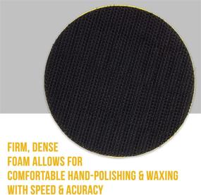 img 1 attached to 👐 TCP Global 3" Palm Grip Mini Hand Foam Sanding & Polishing Pad Holder - Effortlessly Buff, Polish, and Wet-Sand with Precision