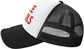 img 3 attached to 🧢 NVJUI JUFOPL Men's Baseball Cap Mesh Back Snapback Funny Trucker Hat - Premium SEO-optimized Product Name