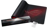 asus rog sheath extended gaming mouse pad - ultimate precision and durability with anti-fray stitching, non-slip base, and lightweight design logo