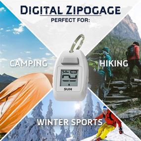 img 1 attached to 🌡️ Digital Thermometer - Sun Company Compact Zipperpull for Skiing, Snowboarding, Cold-Weather Camping, Snowshoeing, or Any Outdoor Activity