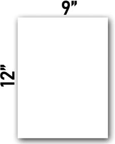 img 2 attached to 🖼️ Бумага для алкогольных чернил NARA - Бумага для живописи алкогольными чернилами - 12x9 дюймов (12"х9") - 275 микрон / 200 г/м² - Средней плотности - Пачка из 10 листов - Полностью без пятен.