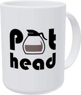 🌿 wake and bake with willcallyou: hilarious double-sided printed 15oz pot head coffee mug logo