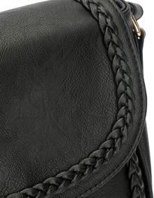 img 3 attached to 👜 KKXIU Women's Casual Crossbody Handbags Z in Black - Optimized for Crossbody Bags, Handbags & Wallets