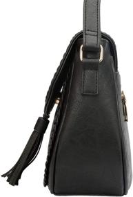 img 2 attached to 👜 KKXIU Women's Casual Crossbody Handbags Z in Black - Optimized for Crossbody Bags, Handbags & Wallets