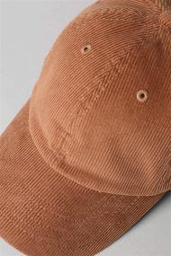 img 2 attached to MIRMARU Classic Corduroy Baseball Adjustable Sports & Fitness for Team Sports