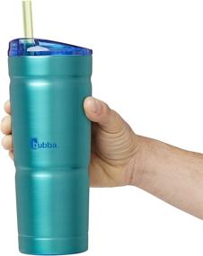 img 1 attached to 🍹 Bubba Envy S Island Teal Tumbler: 24 oz Vacuum-Insulated Stainless Steel with Straw