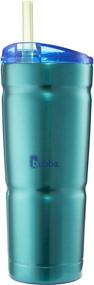 img 2 attached to 🍹 Bubba Envy S Island Teal Tumbler: 24 oz Vacuum-Insulated Stainless Steel with Straw