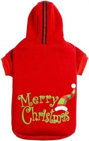 img 2 attached to Stay Festive with PUPTECK Christmas Dog Hoodie Sweater - Adorable Pet Sweatshirt for your Pup's Holiday Style!