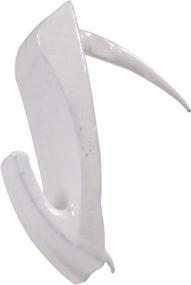 img 4 attached to 🔨 Hillman 122391 Small Wall Biter Picture Hangers: White Finish, 40lbs - Pack of 4: Buy Now!