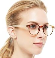 👓 occi chiari computer reading glasses: blue light blocking reader for women - anti eyestrain, anti glare, uv protection logo