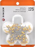 🧵 singer 40164 quilting pins in flower case - convenient 175-count set for crafting logo