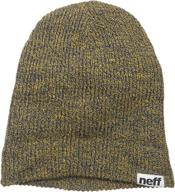 🧢 neff heather fold cuffed beanie: the ultimate soft winter hat cap for unisex comfort logo