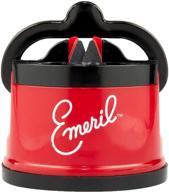 🔪 emeril lagasse professional grade knife sharpener: safely sharpen all blade types, perfect for kitchen, home, camping, and workshop - ideal gift for men, expert recommended! logo