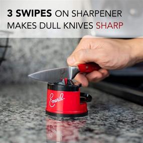 img 3 attached to 🔪 Emeril Lagasse Professional Grade Knife Sharpener: Safely Sharpen All Blade Types, Perfect for Kitchen, Home, Camping, and Workshop - Ideal Gift for Men, Expert Recommended!