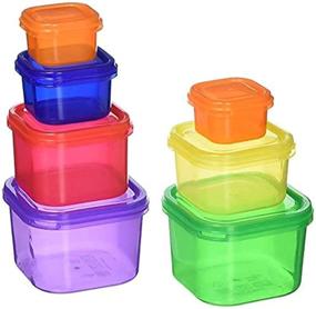 img 4 attached to 🏖️ Beachbody 21 Day Fix Portion Control Containers for Weight Loss Program - BPA Free, Reusable, Locking Lids, Color-Coded, Meal Prep & Food Storage Containers, Stop Counting Calories - 7 Piece Kit