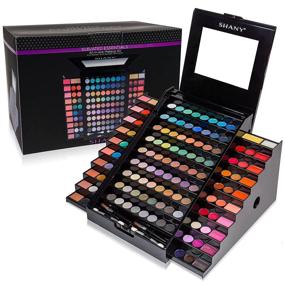 img 4 attached to 💄 SHANY Elevated Essentials Makeup Set - Comprehensive Makeup Kit with 72 Eyeshadows, 28 Lip Colors, 18 Gel Eyeliners, 10 Blushes, 1 Eye Primer, and 1 Cream Concealer