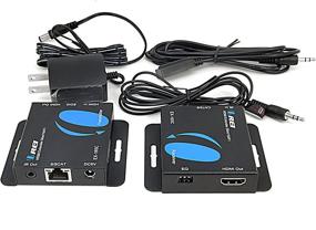 img 3 attached to 🔌 HDMI удлинитель через LAN от Orei: Одиночный кабель CAT6A / Cat7, 1080P @ 60Гц с ИК-пультом, до 160 футов дальности, функция циклического вывода (Loop Out), цифровое полное HD