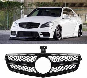 img 4 attached to SNA Grille Mercedes 2008 2014 C Class