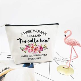 img 2 attached to 🎁 Retirement Gifts for Women - Perfect for Best Friends, Wife, Mom, Grandma, Coworkers, Boss, Nurses, Teachers, Retirees, Colleagues, Work BFF, Bestie - Funny Birthday, Retired Makeup Bag