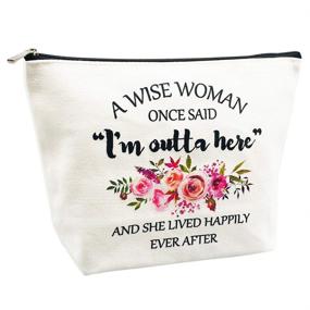 img 3 attached to 🎁 Retirement Gifts for Women - Perfect for Best Friends, Wife, Mom, Grandma, Coworkers, Boss, Nurses, Teachers, Retirees, Colleagues, Work BFF, Bestie - Funny Birthday, Retired Makeup Bag