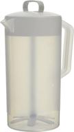 🍶 rubbermaid plastic mixing pitcher, 2.25-quart (pack of 3): efficient mixing solution for every kitchen logo