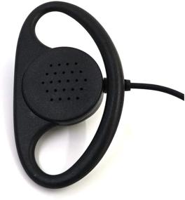 img 1 attached to 📞 Durable D-Shaped Walkie Talkie Earpiece for Motorola CP200, GP2000, CLS1410, CLS1450, CLS1100 Radios