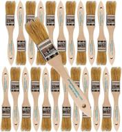 pro grade paint brushes - 24 ea - 1 inch chip paint brush | high-quality tools for precision painting logo