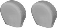 🚗 explore land tire covers 2 pack - heavy-duty wheel protectors for trucks, suvs, trailers, campers, rvs - universal fit (26-28.75 inches) in charcoal logo