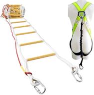 🧯 isop rope ladder fire escape: 32ft (10m) safety ladder for 3-4 story homes – weather resistant, compact & portable логотип