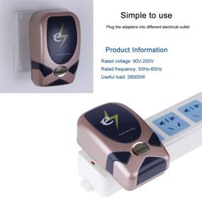 img 2 attached to Энергоэффективный стабилизатор напряжения Amebay AC90 250V 20 35 для экономии электроэнергии.