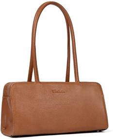 img 4 attached to BOSTANTEN Designer Handbags Genuine Shoulder