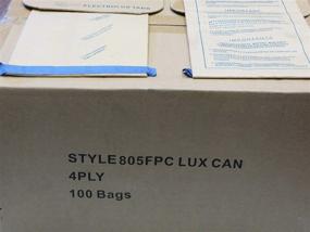 img 1 attached to EnviroCare Vacuum Cleaner Dust Bags - 4 Layer Filtration, Designed for Electrolux Canisters (Style C) - Pack of 100