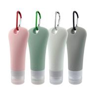 🧴 squeezable silicone portable toiletry bottles logo