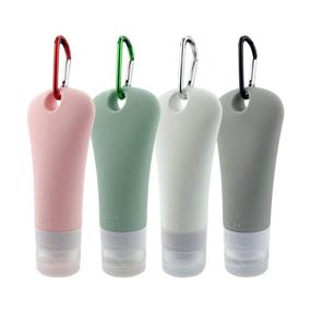 img 4 attached to 🧴 Squeezable Silicone Portable Toiletry Bottles