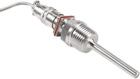 img 1 attached to 🌡️ Akozon RTD PT100 Waterproof Temperature Sensor with 2 Meter Cable & 1/2" NPT Threads: Reliable and Waterproof Measurement Solution