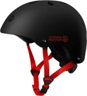 🛡️ protective gear for kids: outdoormaster adjustable multi-sports helmet for skateboarding, skating, scooter, and rollerblading логотип