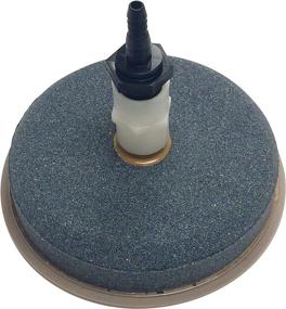 img 1 attached to 💦 ARS0102 7-Inch Airstone Diffuser Kit: Outdoor Water Solutions Airstone with Backflow Valve