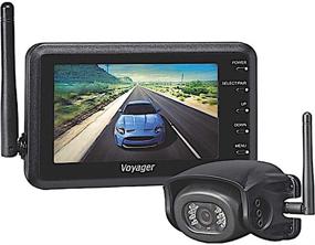 img 1 attached to 📷 Voyager WVHS43 Digital Wireless Camera System with WVOM43 Monitor and WVH100 Wired Camera; Expandable for up to 4 Extra Wireless Cameras WVCMS130AP
