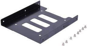 img 3 attached to 📁 2.5 inch to 3.5 inch SSD HDD Hard Drive Adapter Bay Holder Mounting Bracket (Pack of 8)