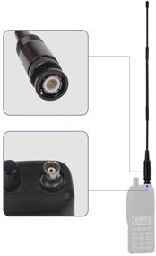 img 2 attached to 📻 HYS 27 MHz 13-Inch CB Handheld/Portable Radio Antenna with BNC-Male Connector | Compatible with Cobra, Midland, Uniden, Anytone CB Radios