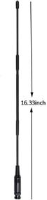 img 3 attached to 📻 HYS 27 MHz 13-Inch CB Handheld/Portable Radio Antenna with BNC-Male Connector | Compatible with Cobra, Midland, Uniden, Anytone CB Radios