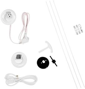 img 4 attached to 🔌 Optimized Legrand-Wiremold CMK70 Power Kit for Flat Screen TV Cords and Cables