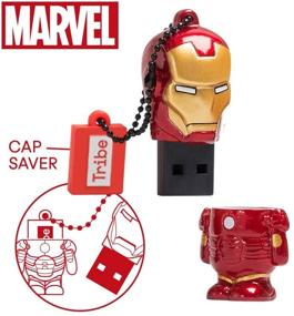img 2 attached to 🦾 Original Marvel 2.0 Flash Drive - Iron Man USB Stick 32GB, Tribe FD016704